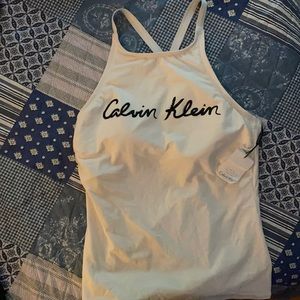 NWT Calvin Klein white suit